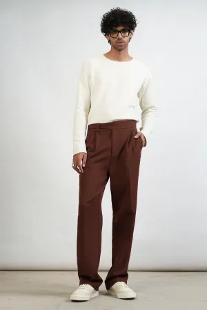 Almond Gurkha Men's Korean Pants