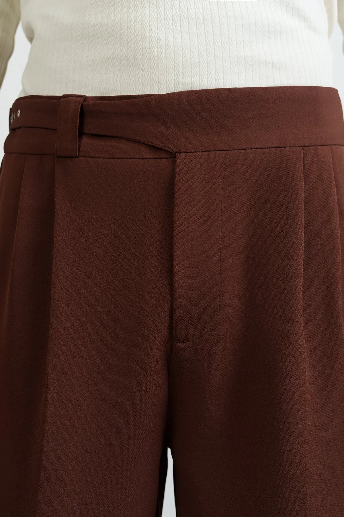 Almond Gurkha Men's Korean Pants