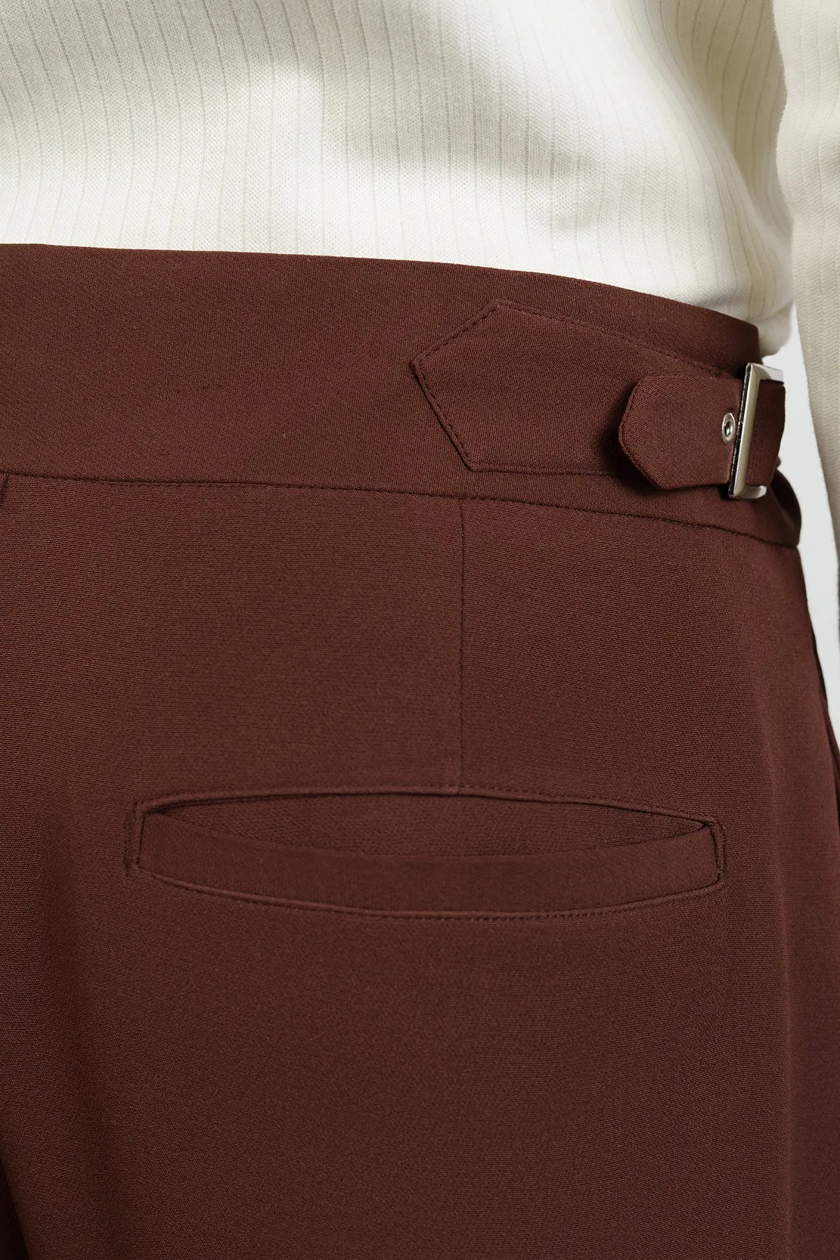 Almond Gurkha Men's Korean Pants