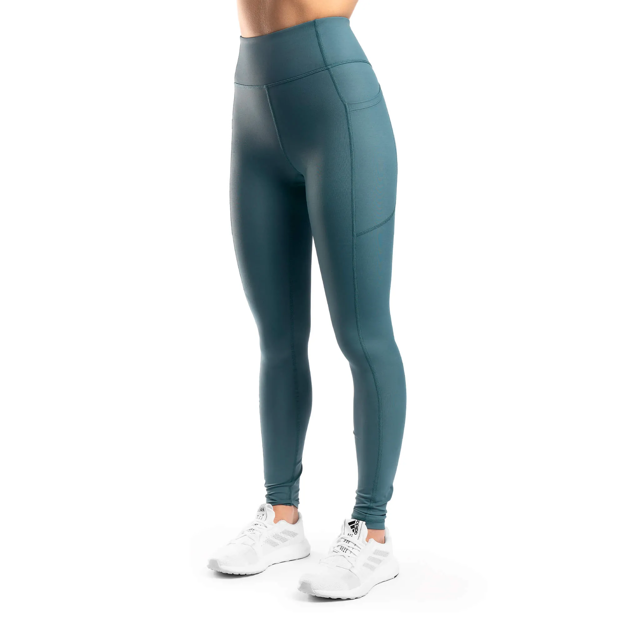 Arsenal High-Waisted Pockets Leggings - Teal