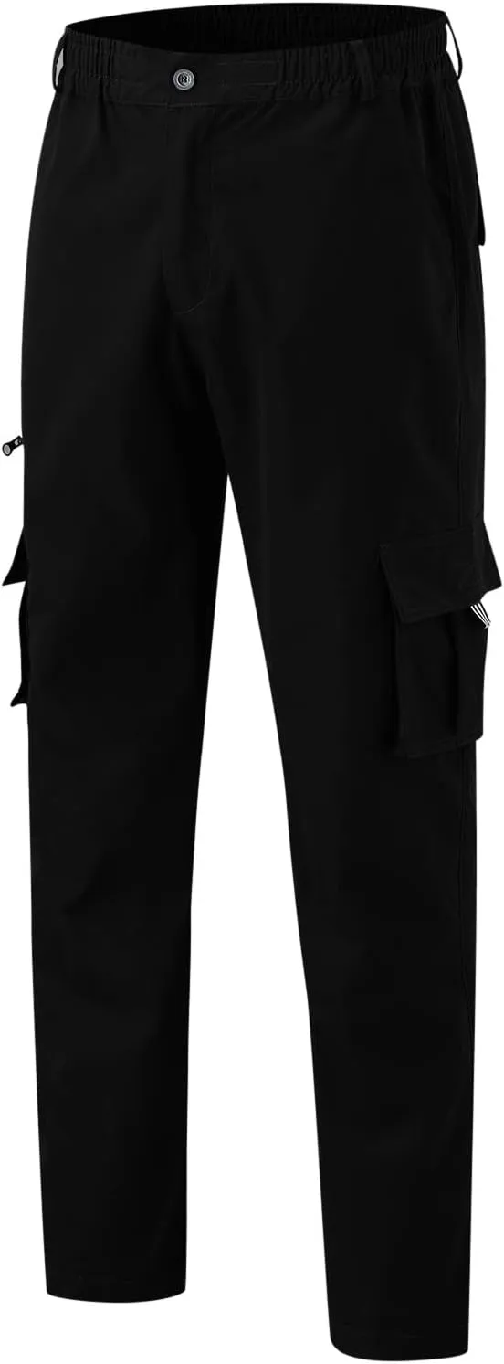 Cargo Pants for Men Relaxed Fit Men's Basic Active Fleece Jogger Pants Regular and Big & Tall Sizes Winter Sweatpants