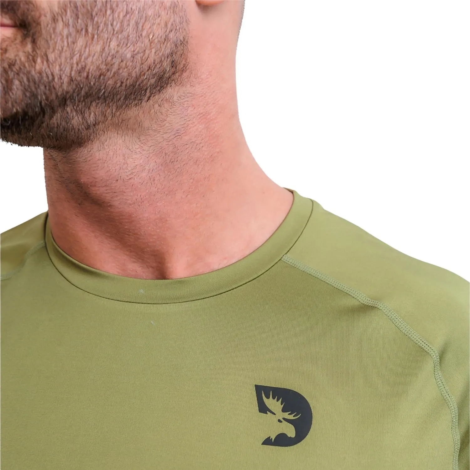 DMoose Fitness Workout Short Sleeve T Shirt - Athletic Shirt for Men - Quick Dry & Moisture Wicking Sports T Shirt