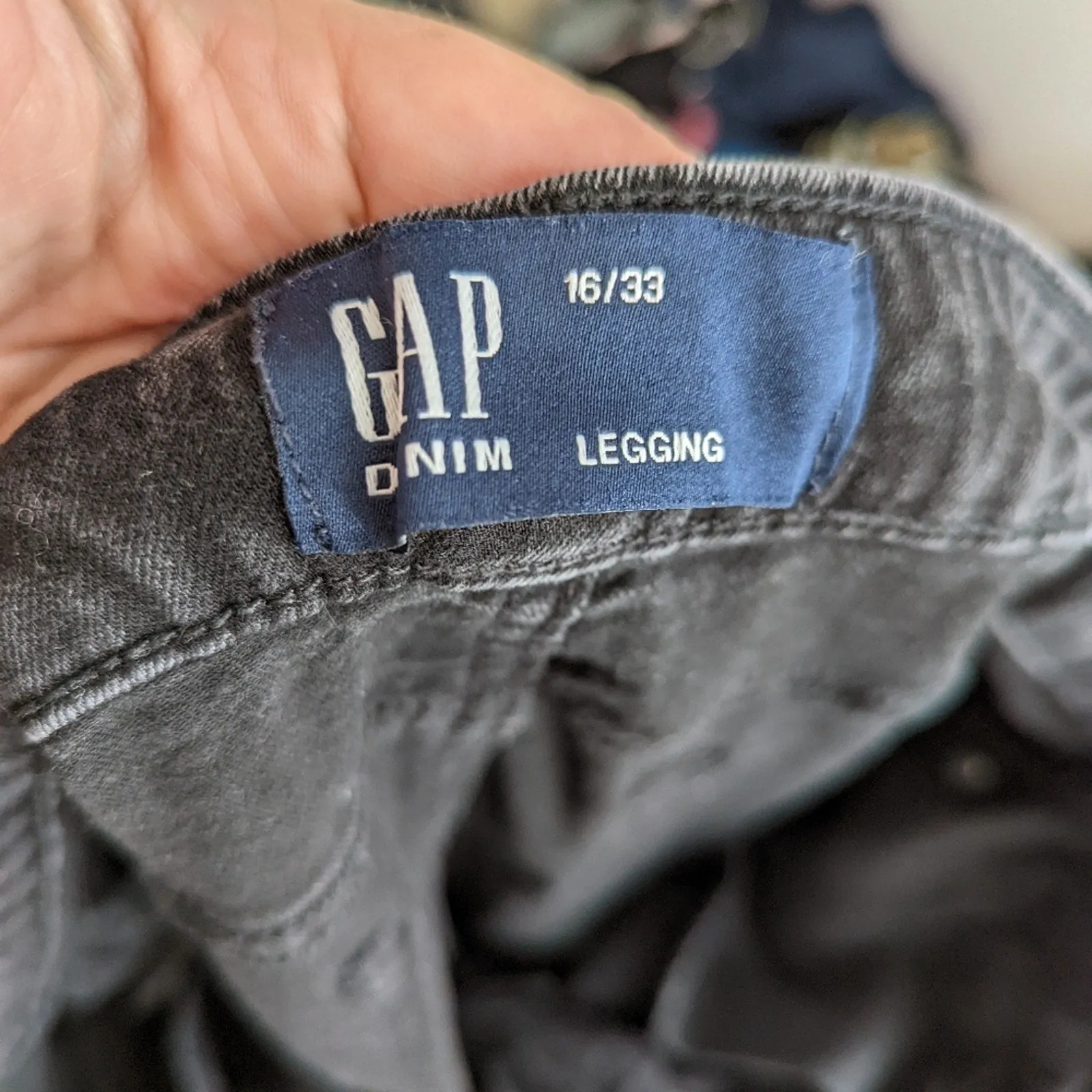 Gap Black Denim Leggings