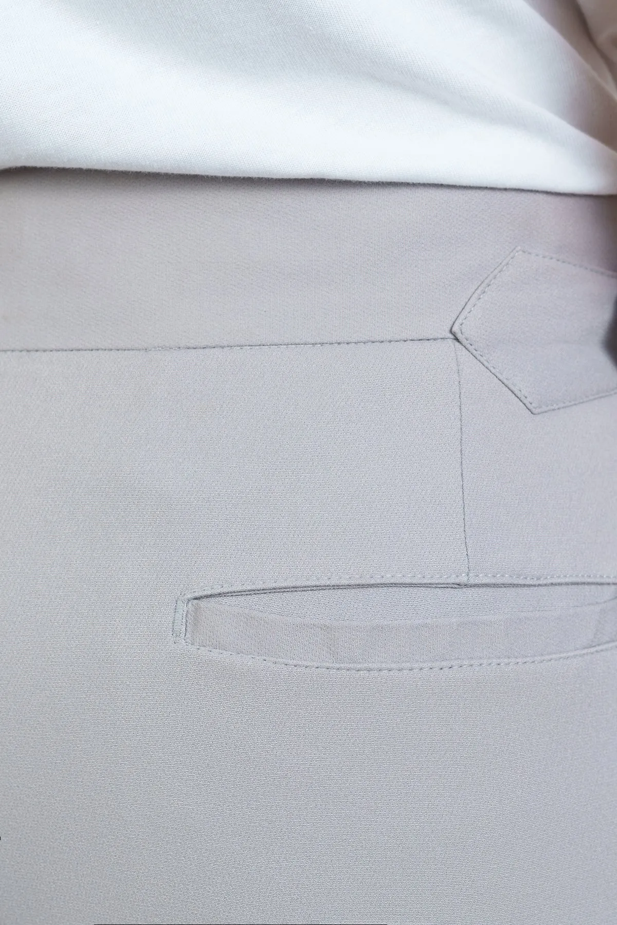Ice Grey Side Detail Men's Korean Pants