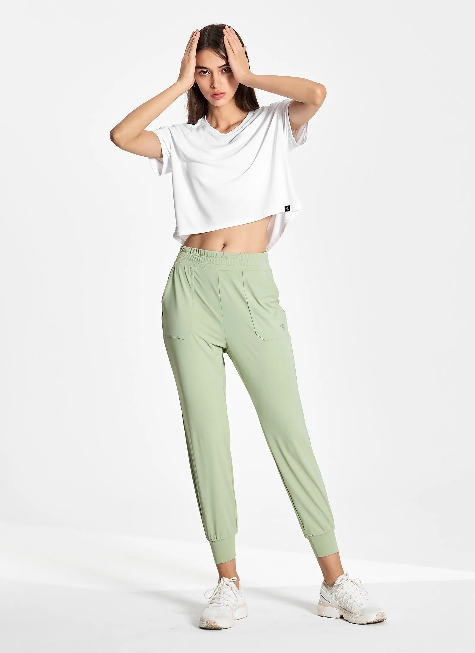Medium Feather In-Band Jogger Pants