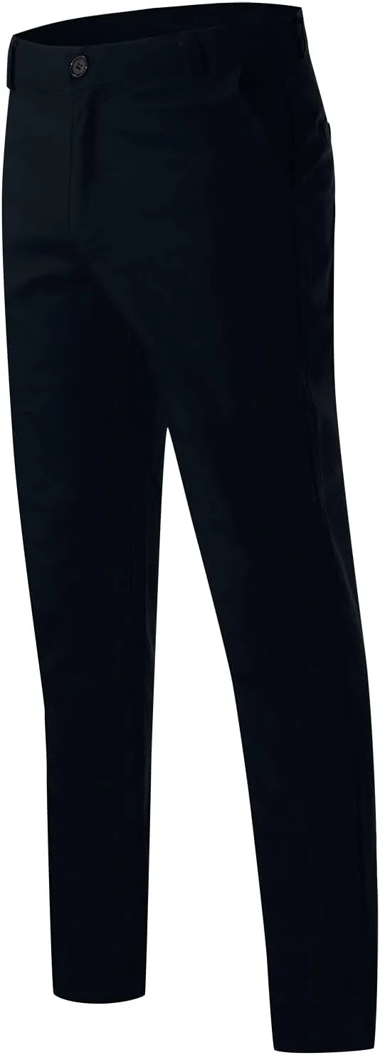 Men Mens Chino Pants Casual Stretch Waist Regular Fit Tactical Tapered Workout Trousers with Pockets Sweatpants for Mens