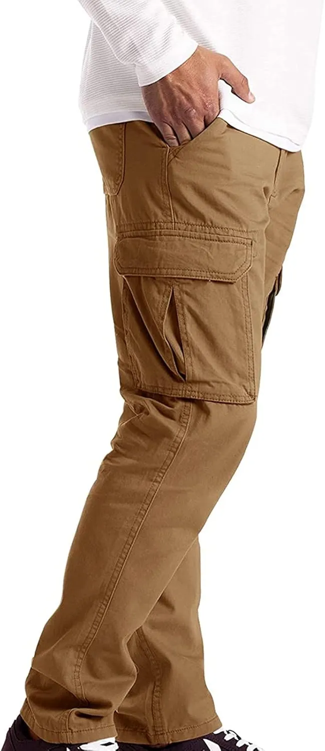 Mens Hiking Outdoor Recreation Pants Slim Fit Casual Fashion Tracksuit Jogging Bottoms Pockets Mens Loose Fit Jogging