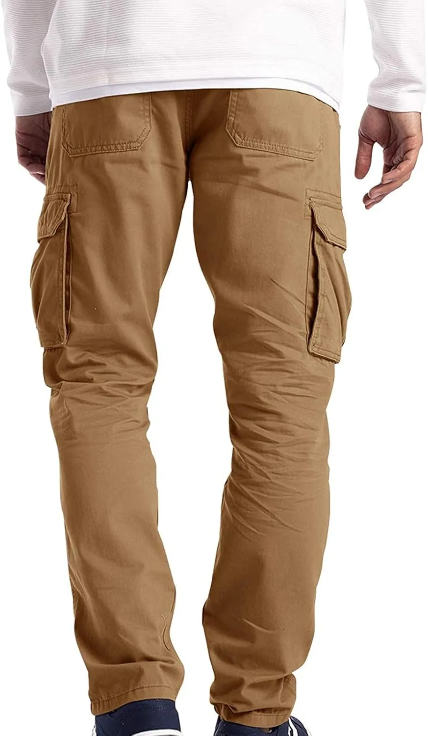 Mens Hiking Outdoor Recreation Pants Slim Fit Casual Fashion Tracksuit Jogging Bottoms Pockets Mens Loose Fit Jogging