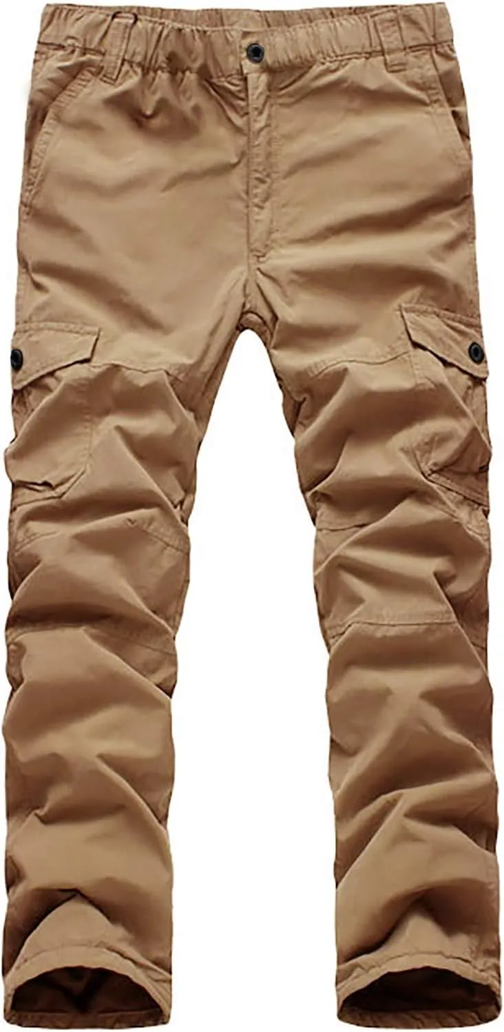 Mens Hiking Outdoor Recreation Pants Slim Fit Casual Fashion Tracksuit Jogging Bottoms Pockets Mens Loose Fit Jogging