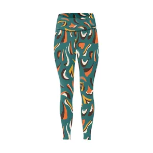 Pre Order:  Mbida Green High-Waisted Leggings