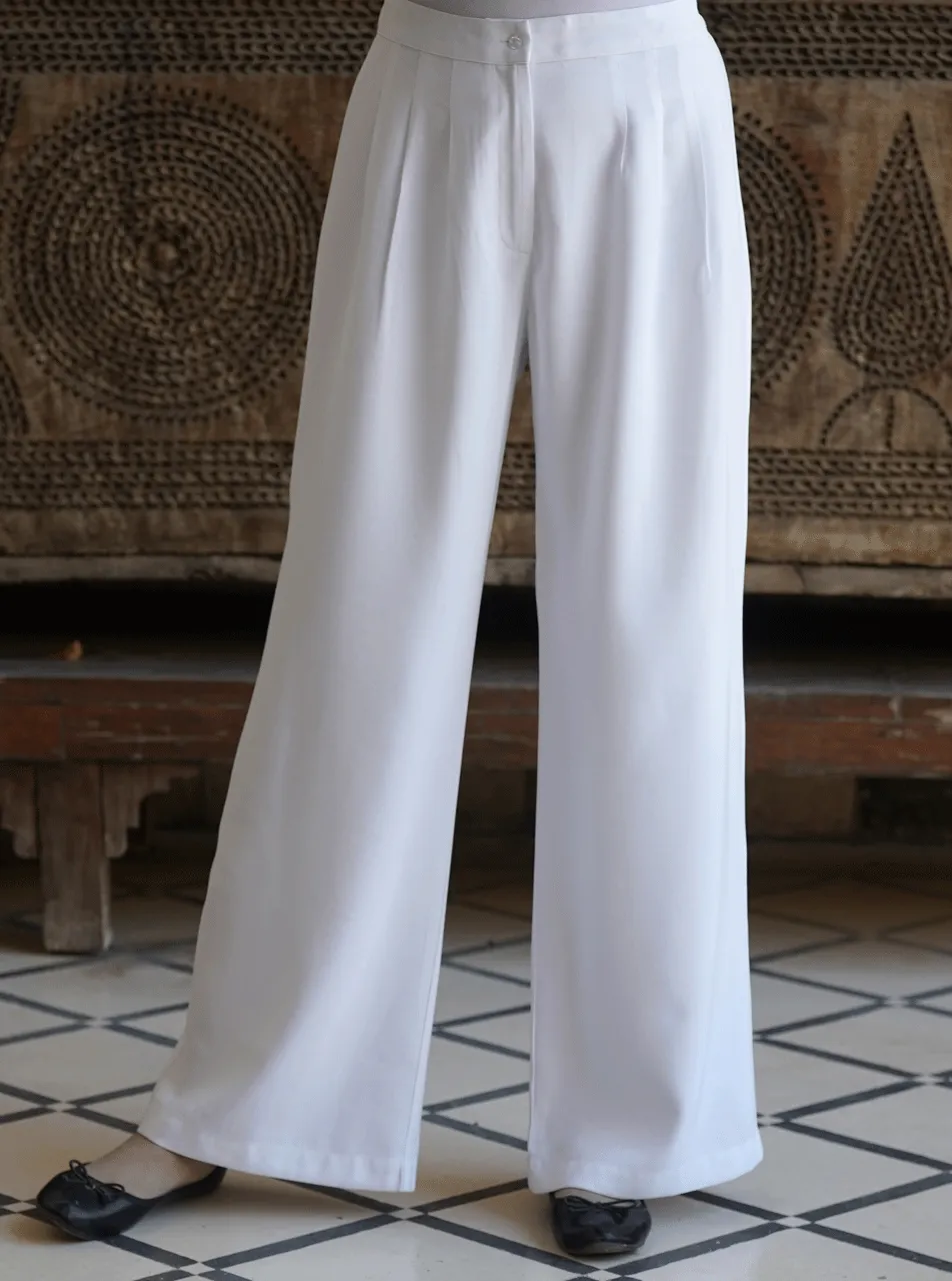 Triple Pleated Trousers